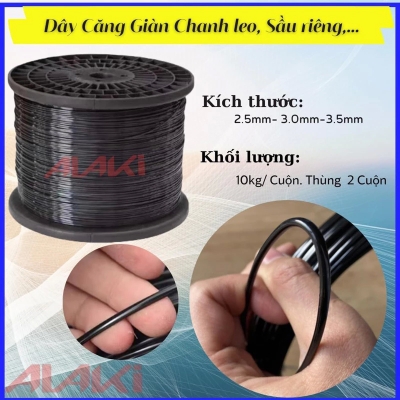 DÂY NHỰA ĐẶC PET KHÔNG LÕI 2.5MM